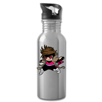 Character #4 Water Bottle - silver