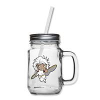 Character #5 Mason Jar - clear