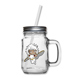 Character #5 Mason Jar - clear