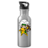 Character #6 Water Bottle - silver