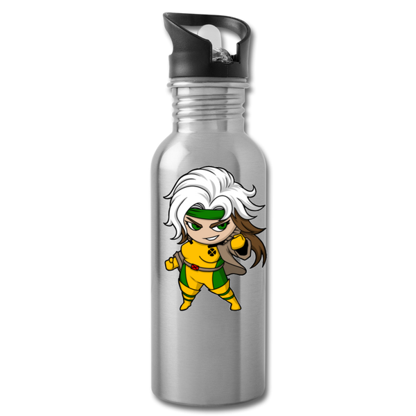 Character #6 Water Bottle - silver