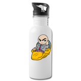 Character #9 Water Bottle - white