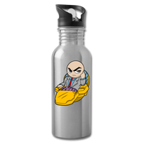 Character #9 Water Bottle - silver