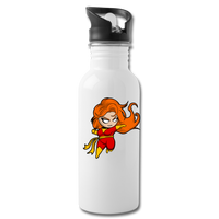 Character #8 Water Bottle - white