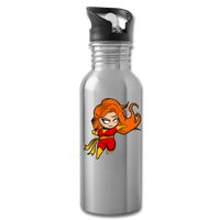 Character #8 Water Bottle - silver