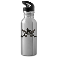Character #8 Water Bottle - silver