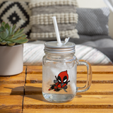 Character #11 Mason Jar - clear