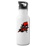 Character #11 Water Bottle - white