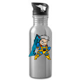Character #12 Water Bottle - silver