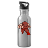 Character #13 Water Bottle - silver