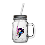 Character #14 Mason Jar - clear