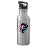 Character #14 Water Bottle - silver