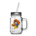 Character #16 Mason Jar - clear