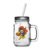 Character #16 Mason Jar - clear