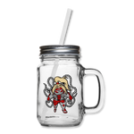 Character #17 Mason Jar - clear