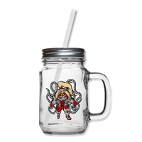 Character #17 Mason Jar - clear