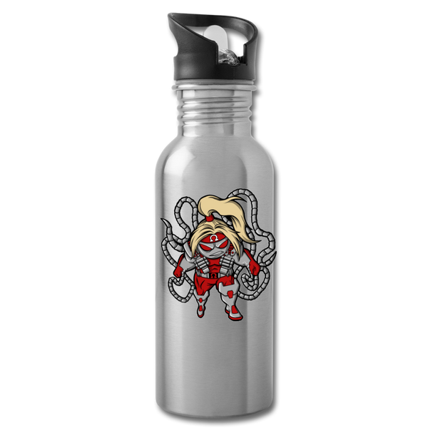 Character #17 Water Bottle - silver