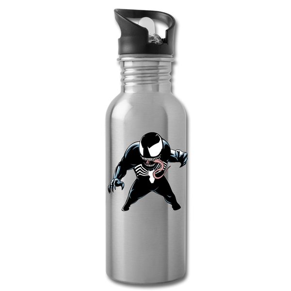 Character #19 Water Bottle - silver