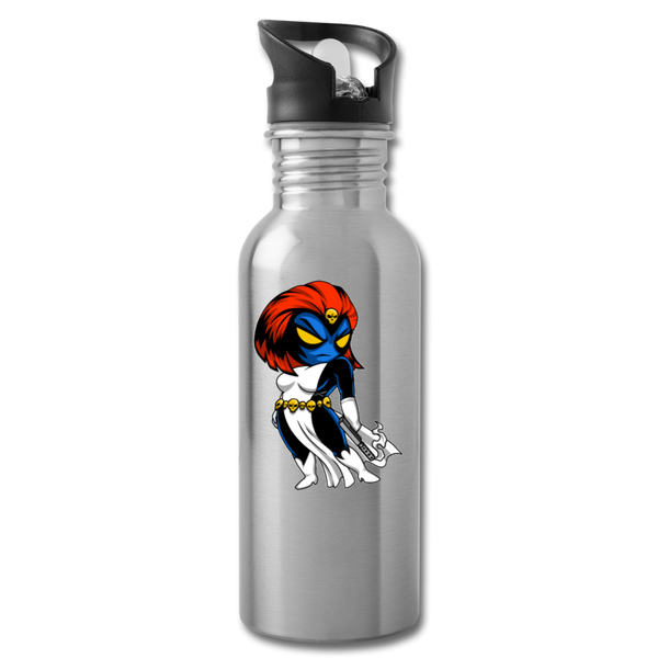 Character #20 Water Bottle - silver