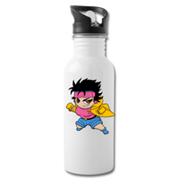 Character #25 Water Bottle - white