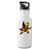 Character #30 Water Bottle - white