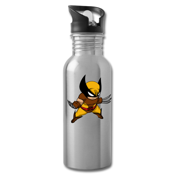 Character #30 Water Bottle - silver