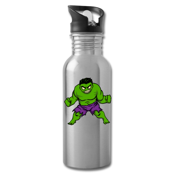 Character #35 Water Bottle - silver