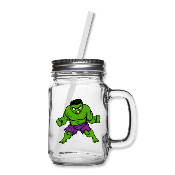 Character #35 Mason Jar - clear