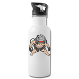 Character #36 Water Bottle - white