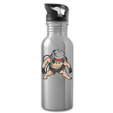 Character #36 Water Bottle - silver