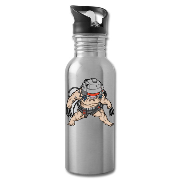 Character #36 Water Bottle - silver
