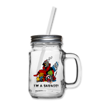 Character #38 Mason Jar - clear