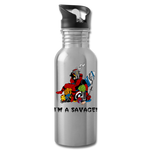 Character #38 Water Bottle - silver