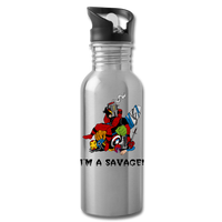 Character #38 Water Bottle - silver