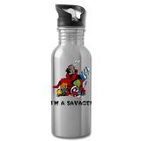Character #38 Water Bottle - silver
