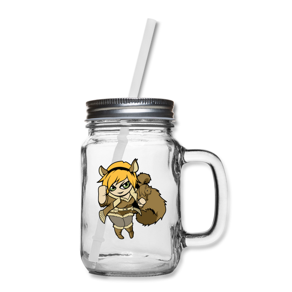 Character #39 Mason Jar - clear