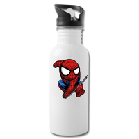 Character #41 Water Bottle - white