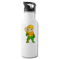 Character #44 Water Bottle - white