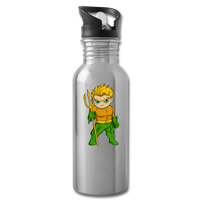 Character #44 Water Bottle - silver