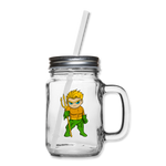 Character #44 Mason Jar - clear