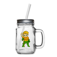 Character #44 Mason Jar - clear