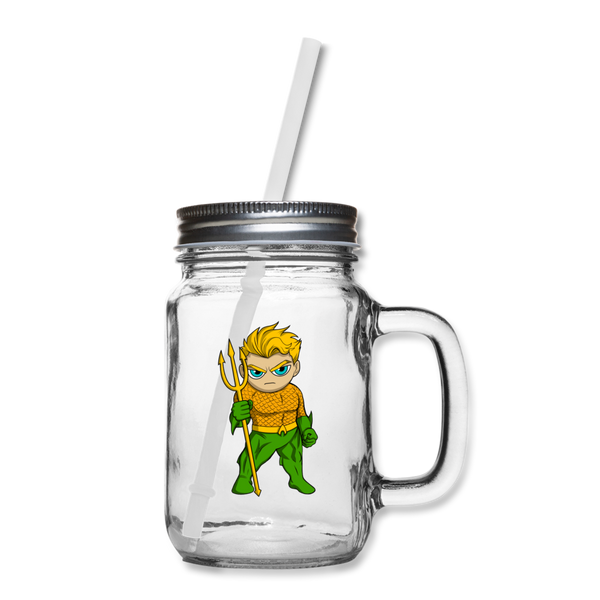 Character #44 Mason Jar - clear