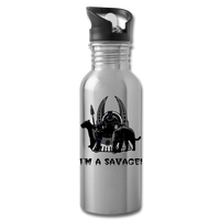 Character #46 Water Bottle - silver