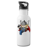 Character #47 Water Bottle - white
