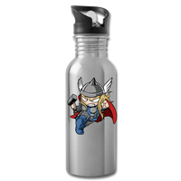 Character #47 Water Bottle - silver