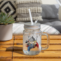 Character #47 Mason Jar - clear