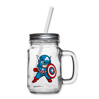 Character #48 Mason Jar - clear