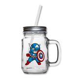 Character #48 Mason Jar - clear