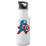 Character #48 Water Bottle - white