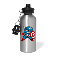 Character #48 Water Bottle - silver